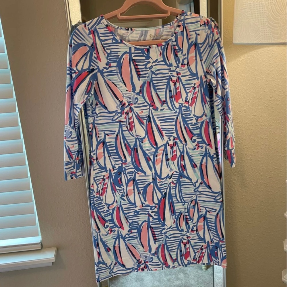 Lilly Pulitzer Marlowe red right return dress